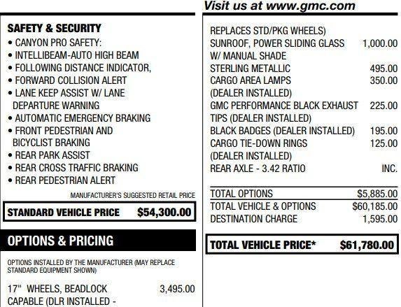 2024 GMC Canyon AT4X