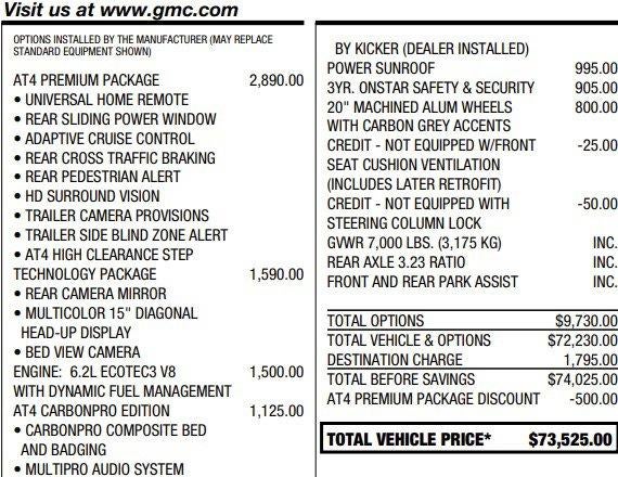 2022 GMC Sierra 1500 AT4