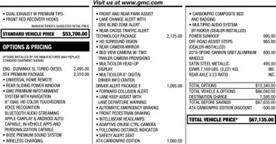 2020 GMC Sierra 1500 AT4