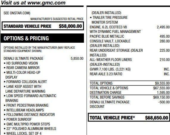 2019 GMC Sierra 1500 Denali