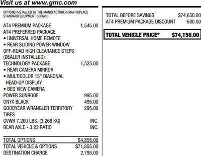 2026 GMC Sierra 1500 AT4