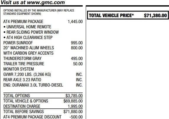 2024 GMC Sierra 1500 AT4