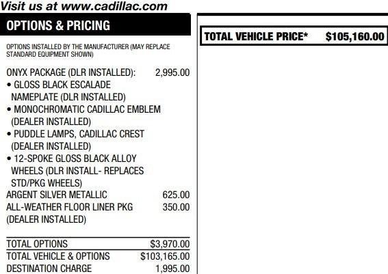 2024 Cadillac Escalade Sport
