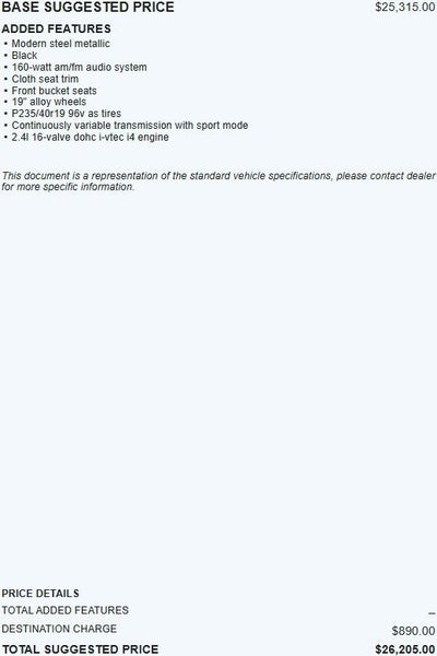 2017 Honda Accord Sport