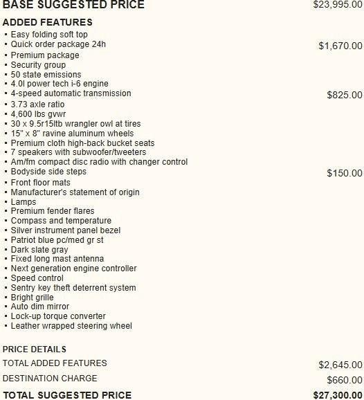 2005 Jeep Wrangler Unlimited