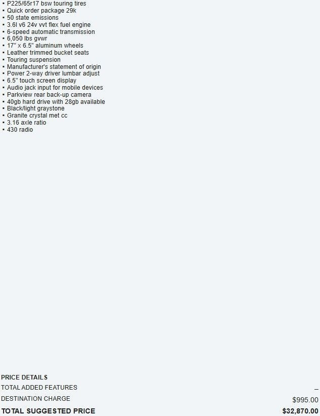 2016 Chrysler Town & Country Touring