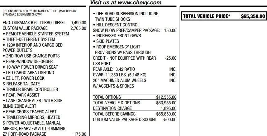 2024 Chevrolet Silverado 2500 HD Custom
