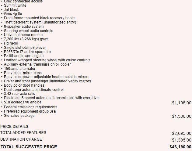 2018 GMC Sierra 1500 SLE