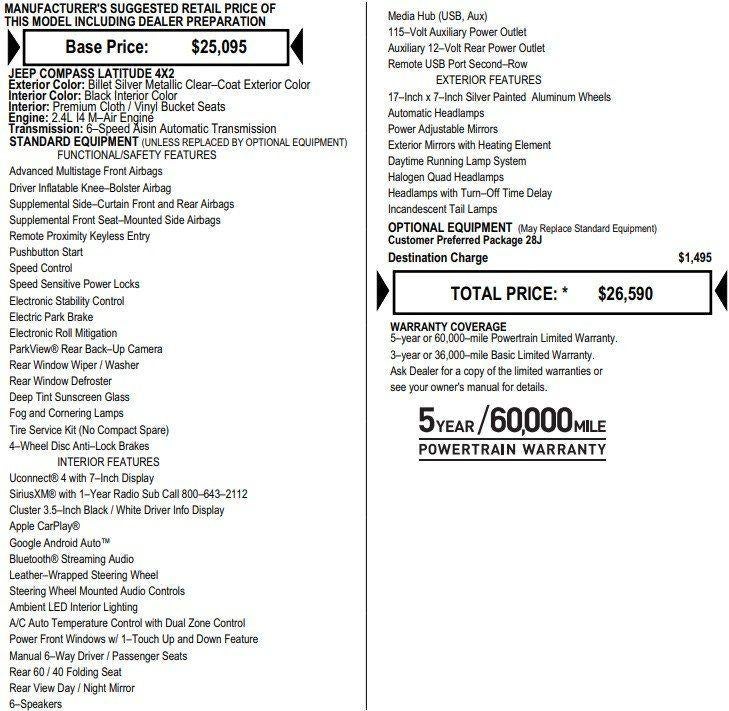 2019 Jeep Compass Latitude