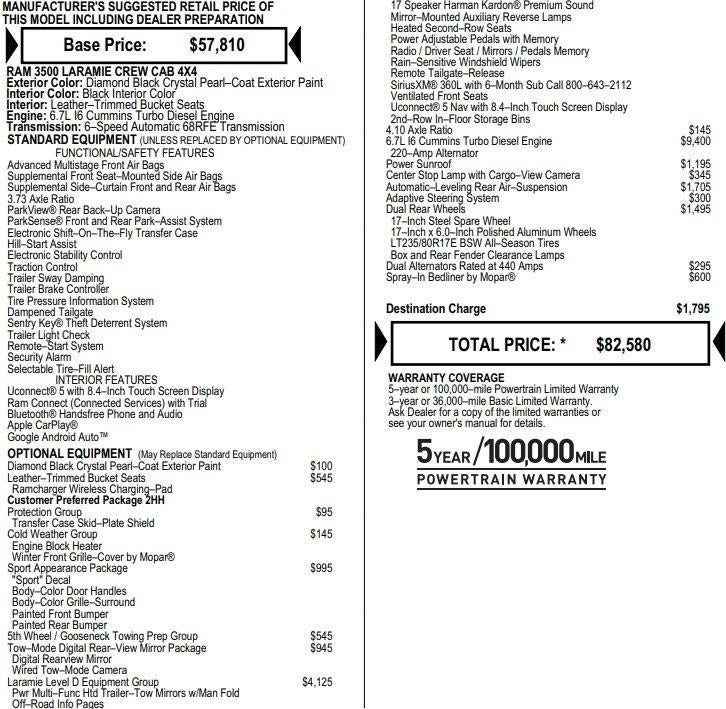 2022 RAM 3500 Laramie