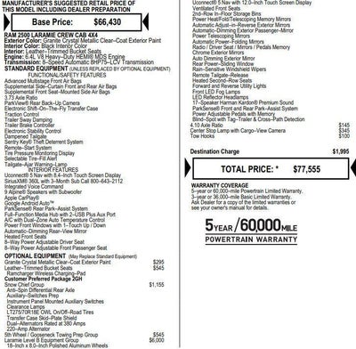 2024 RAM 2500 Laramie Crew Cab 4x4 6'4" Box