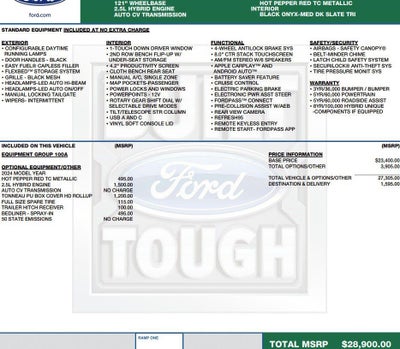 2024 Ford Maverick XL