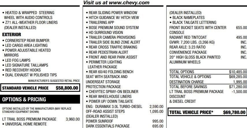 2025 Chevrolet Silverado 1500 LT Trail Boss