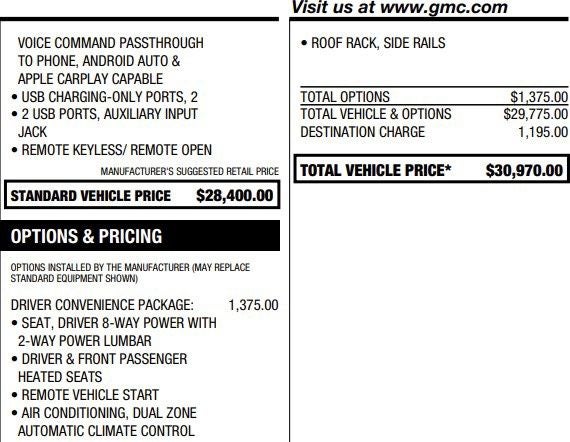 2020 GMC Terrain SLE