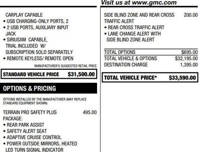 2023 GMC Terrain SLE