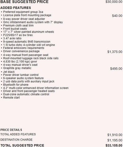 2020 GMC Terrain SLE