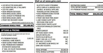 2020 GMC Sierra 1500 AT4