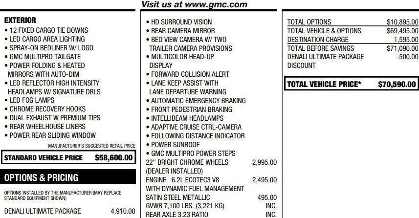 2020 GMC Sierra 1500 Denali