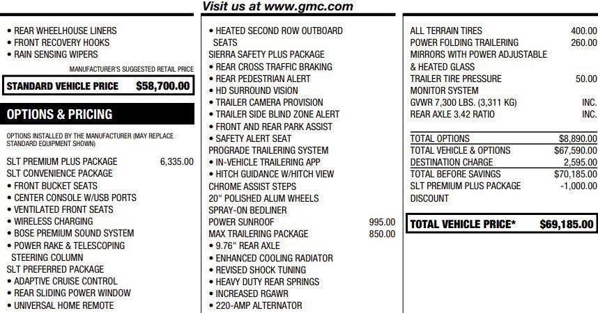 2026 GMC Sierra 1500 SLT