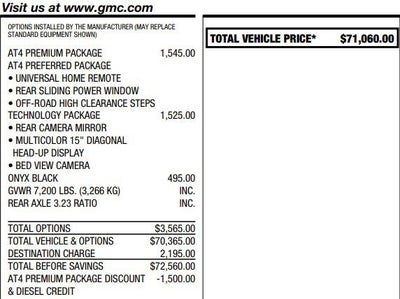 2025 GMC Sierra 1500 AT4