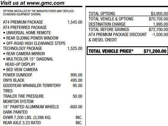 2025 GMC Sierra 1500 AT4