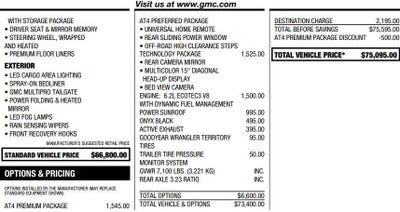 2025 GMC Sierra 1500 AT4