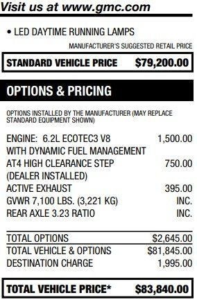 2024 GMC Sierra 1500 AT4X