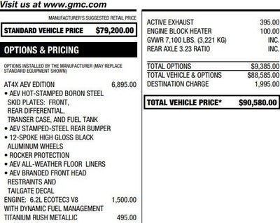 2024 GMC Sierra 1500 AT4X