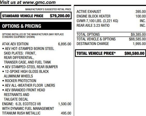 2024 GMC Sierra 1500 AT4X