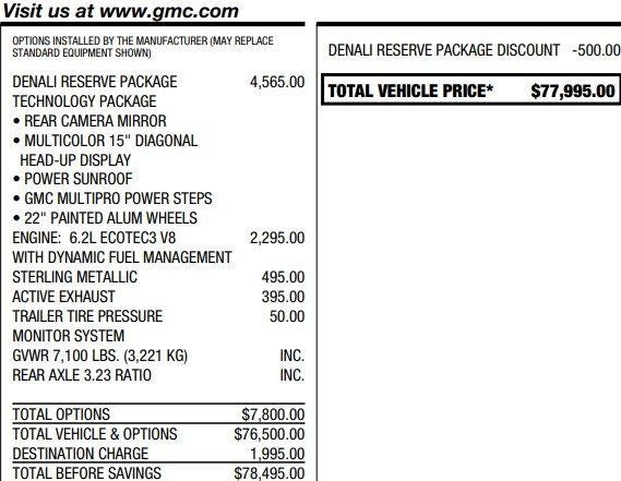 2025 GMC Sierra 1500 Denali