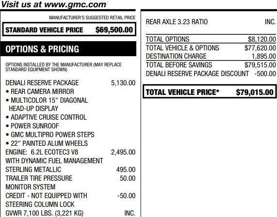 2023 GMC Sierra 1500 Denali