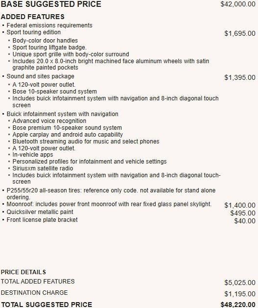2020 Buick Enclave Essence