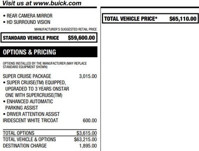 2026 Buick Enclave Avenir