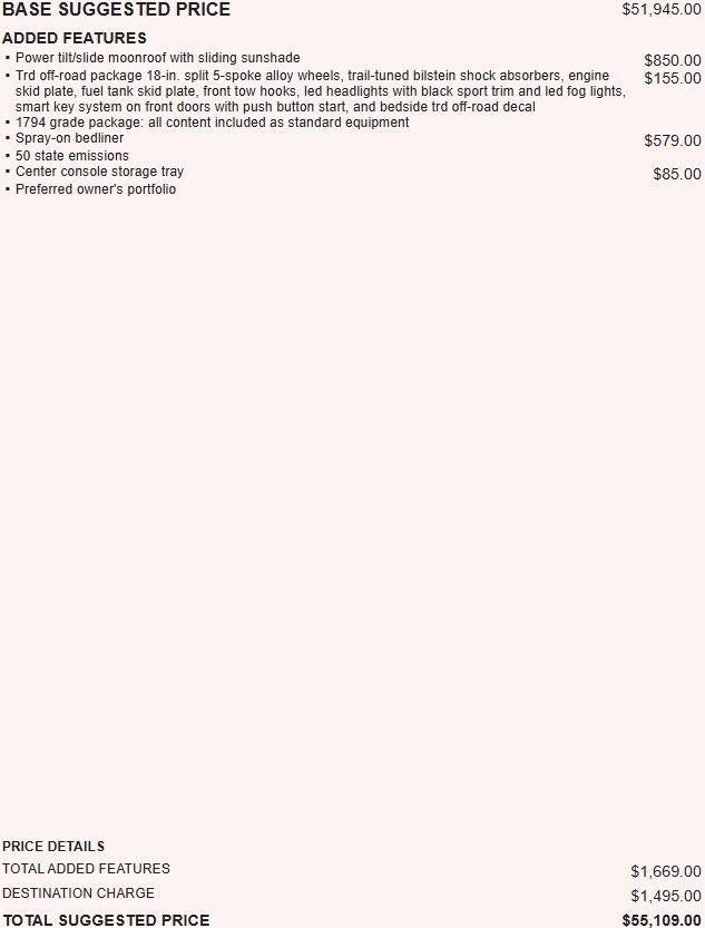 2021 Toyota Tundra 4WD Platinum