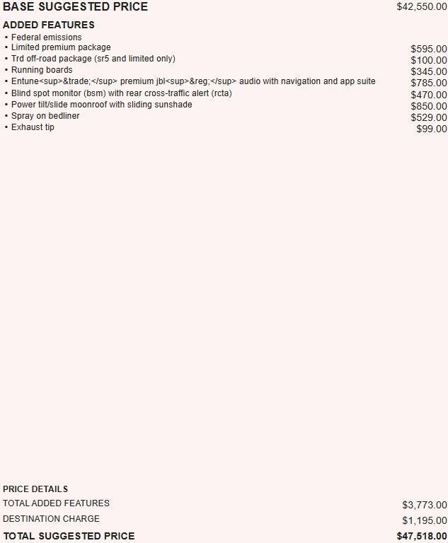 2015 Toyota Tundra 4WD Truck LTD