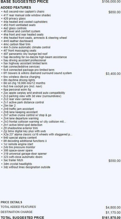 2026 BMW X7 ALPINA XB7