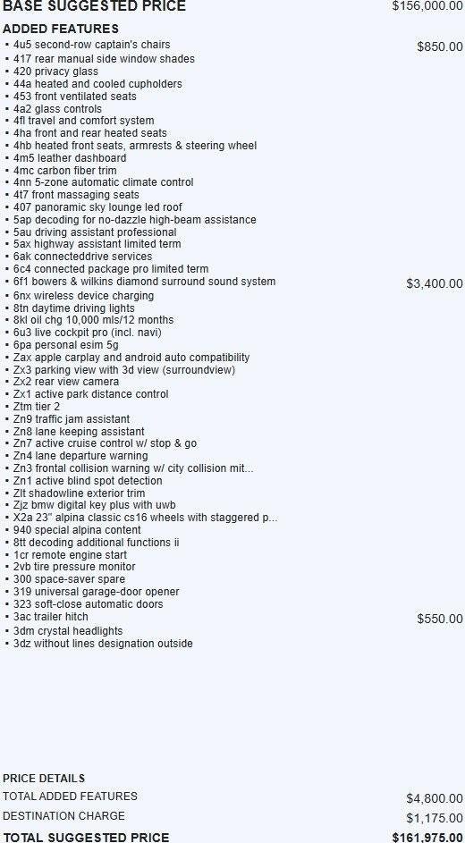 2026 BMW X7 ALPINA XB7