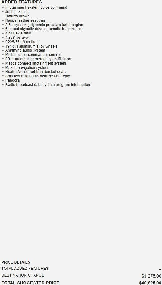 2022 Mazda Mazda CX-5 2.5 Turbo Signature