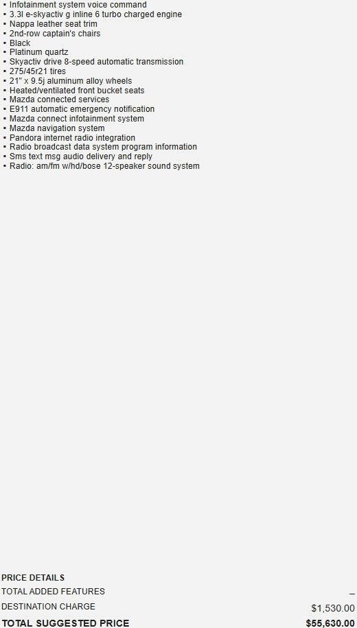 2025 Mazda Mazda CX-90 S Premium Package