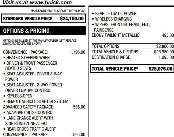 2024 Buick Envista Sport Touring