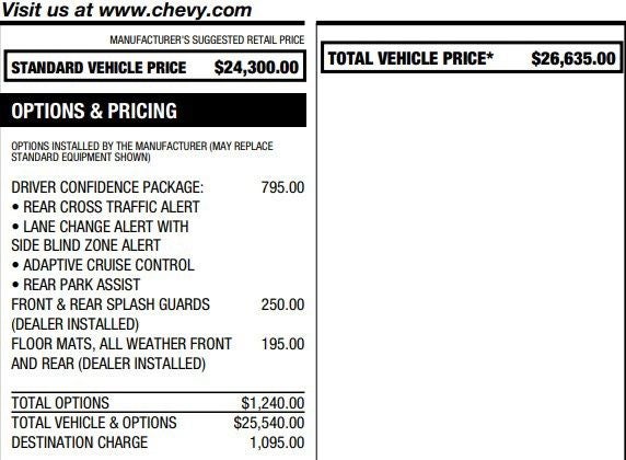 2025 Chevrolet Trax ACTIV