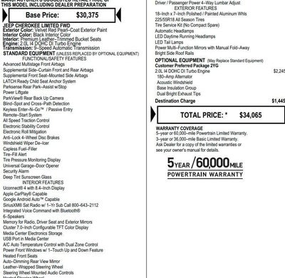 2019 Jeep Cherokee Limited