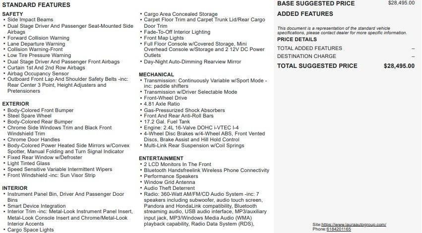 2015 Honda Accord Coupe EX-L