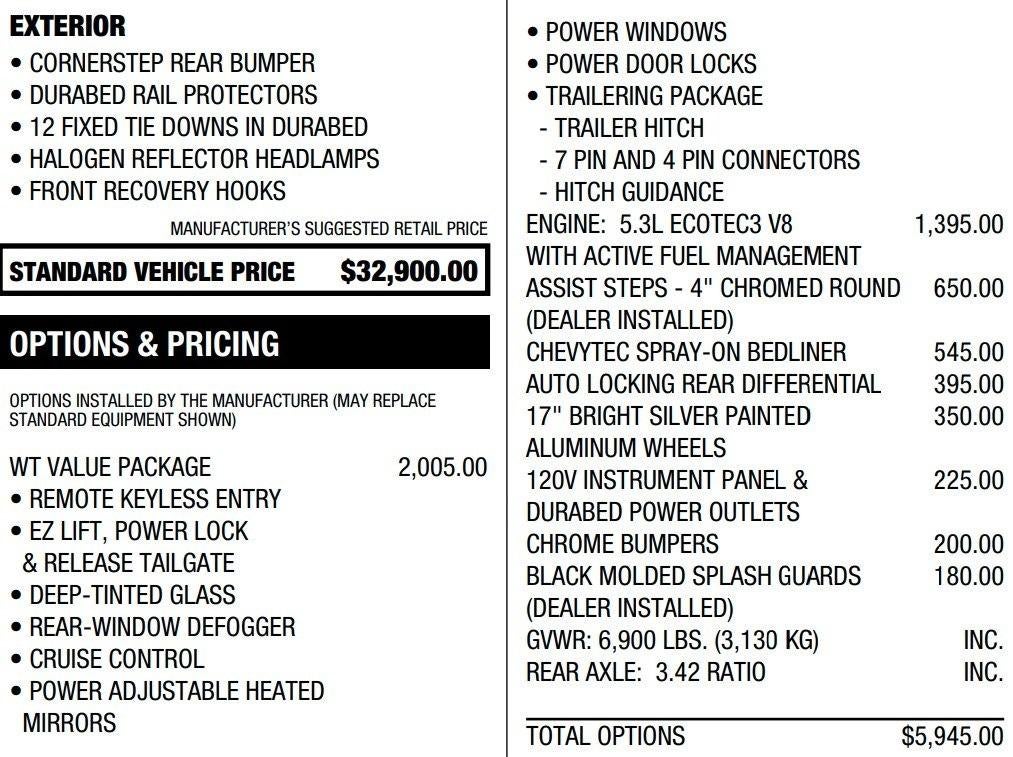 2020 Chevrolet Silverado 1500 WT