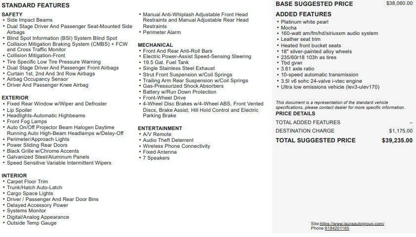 2020 Honda Odyssey EX-L