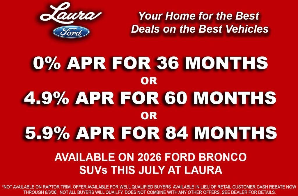 2026 Ford Bronco Base 2 Door 4x4