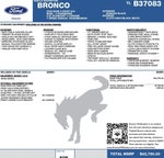2026 Ford Bronco Base 2 Door 4x4
