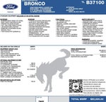 2026 Ford Bronco Badlands 4 Door Advanced 4x4