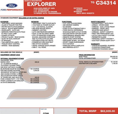 2026 Ford Explorer ST 4WD