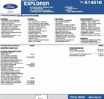 2026 Ford Explorer Tremor 4WD
